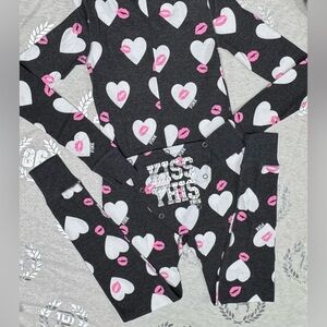 VS PINK VINTAGE BLING “KISS THIS” ONESIE NIP